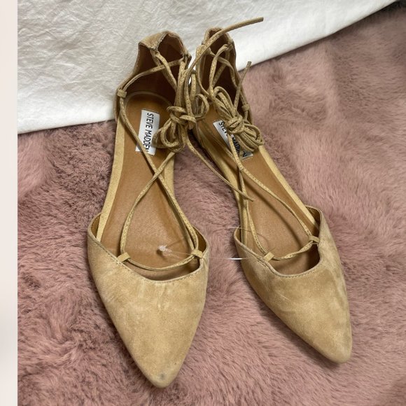 ⭐️ String Lace Up Classy Elegant Chic Glam Party Modern Hipster Slip On Slippers - Picture 2 of 6